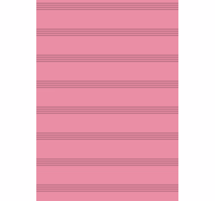 Tapet rosa med mørkerosa striper - Tenstickers