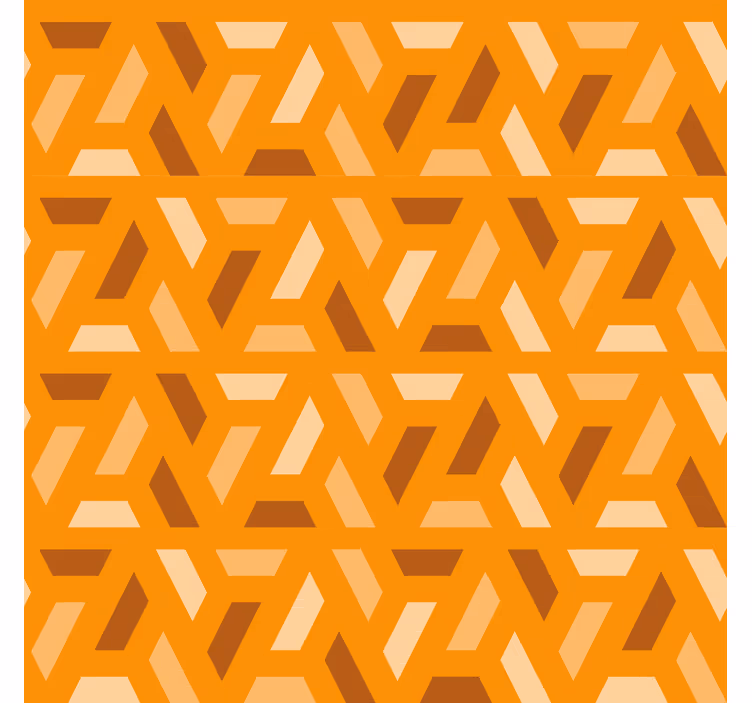 Terracotta tapet moderne geometrisk - Tenstickers