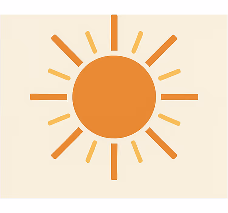 Sol filat terracotta tapet - Tenstickers