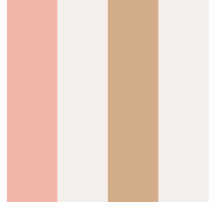 Tapet vertikalt brune og rosa pasteller - Tenstickers