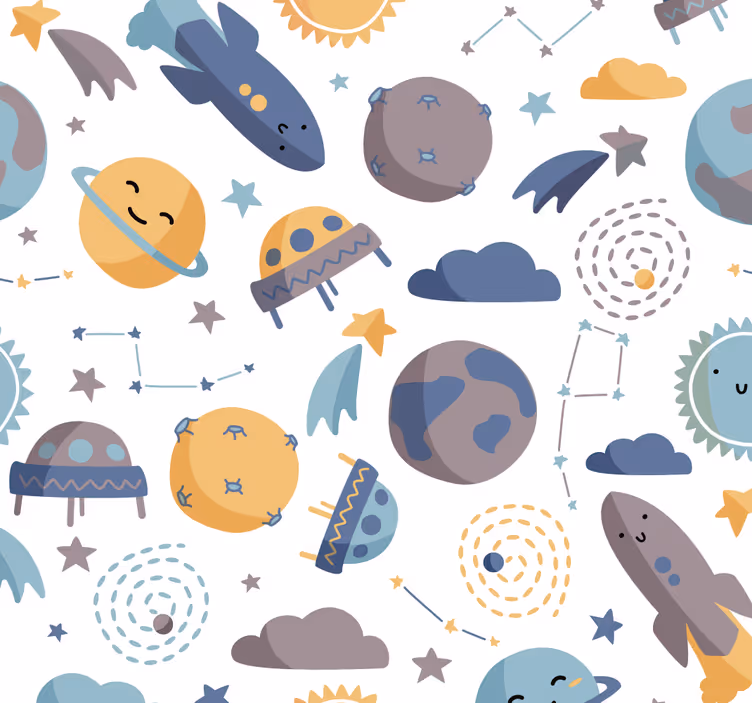 Plass barnas tapet - Tenstickers