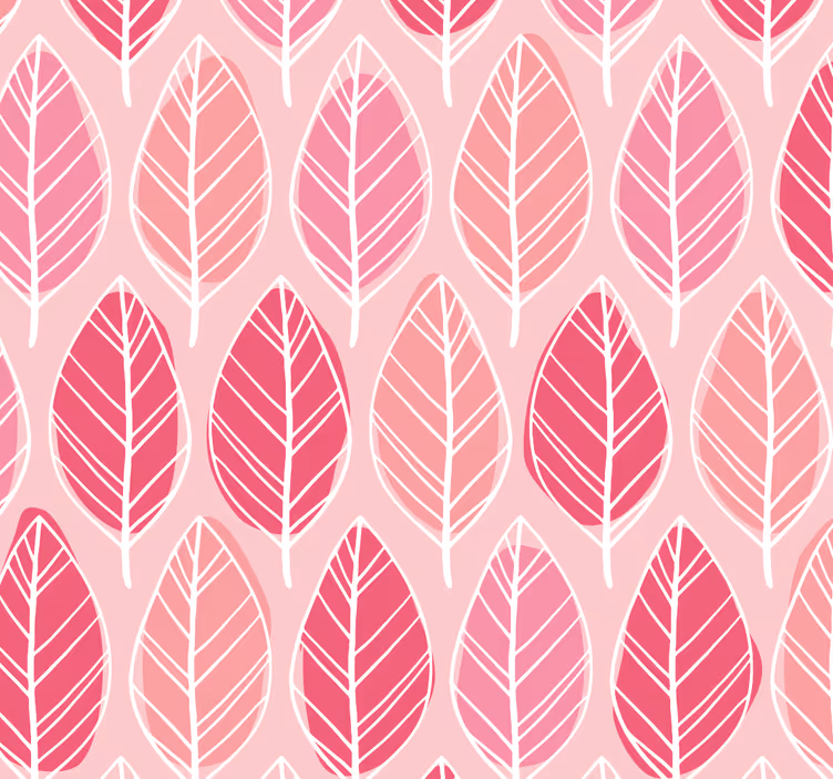 Rosa birkenwald rosa tapet - Tenstickers