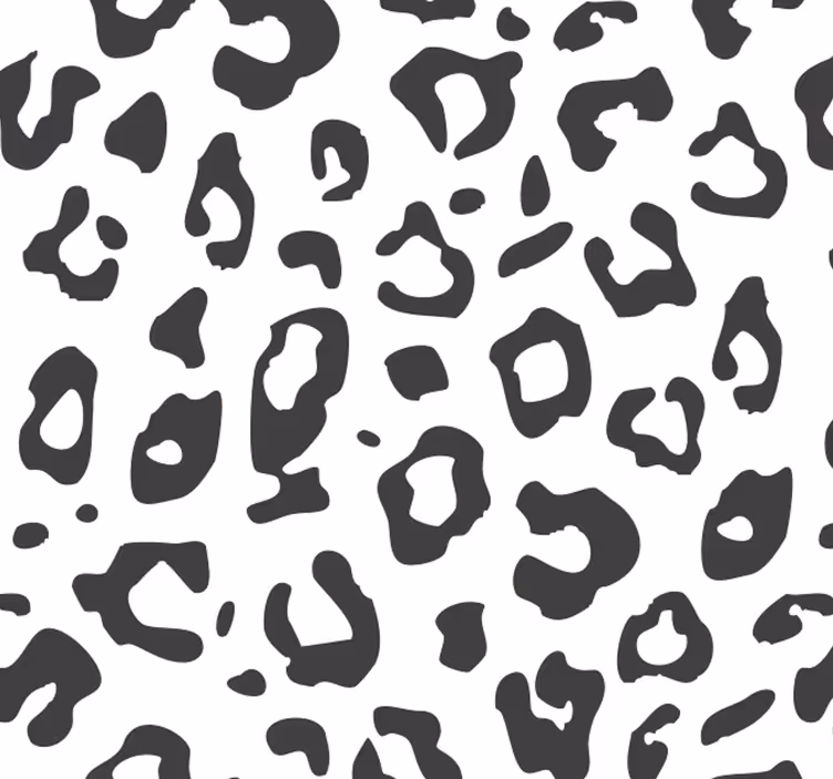 Svart leopard dyr tapet - Tenstickers