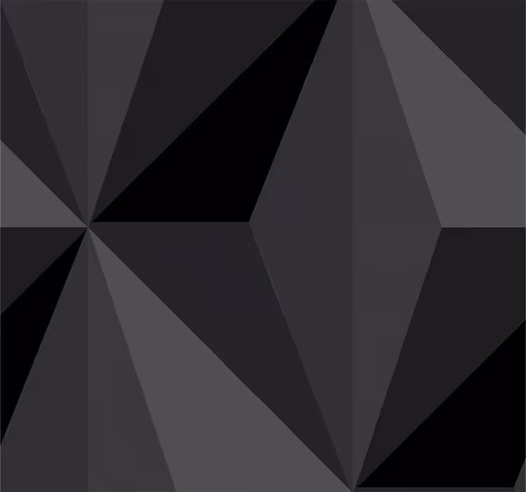 Geometriske trekanter 3d trekant tapet - Tenstickers