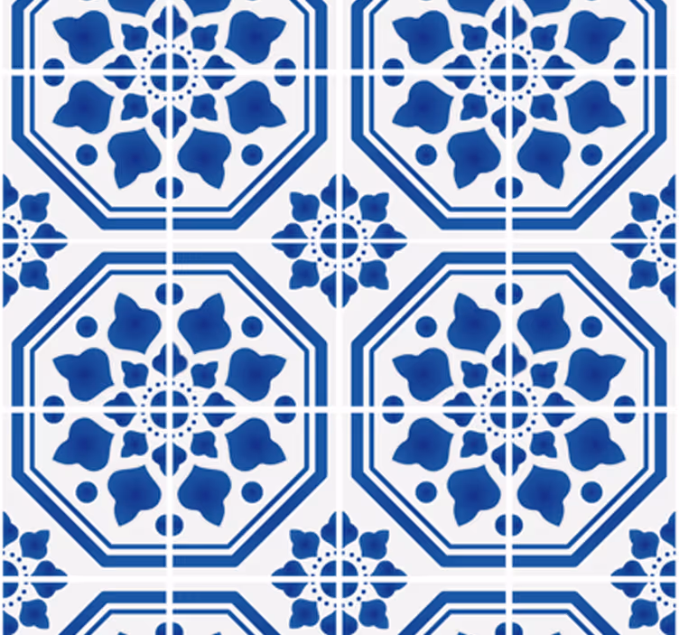 Safir klassikere dekorative tapeter - Tenstickers