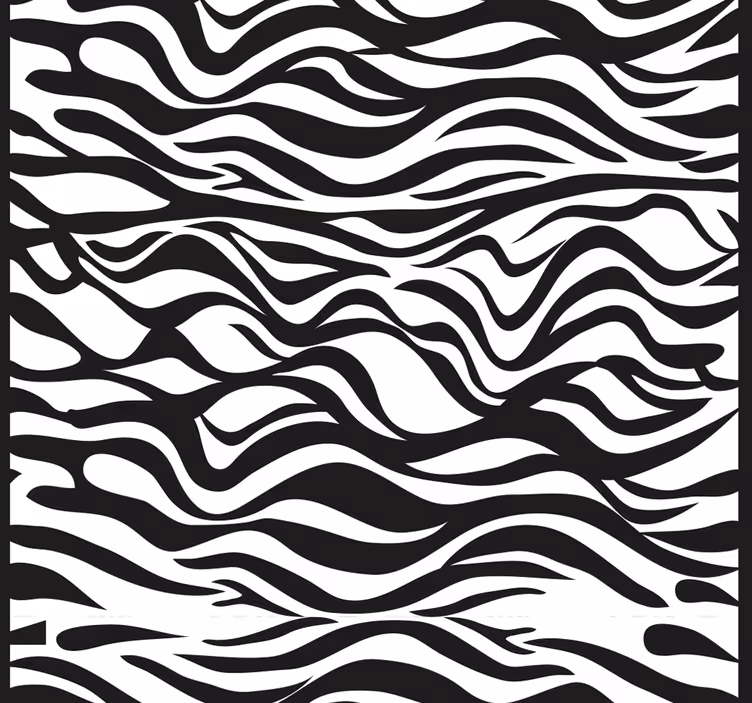 Zebra Stripes Pattern Sebra tapet - Tenstickers