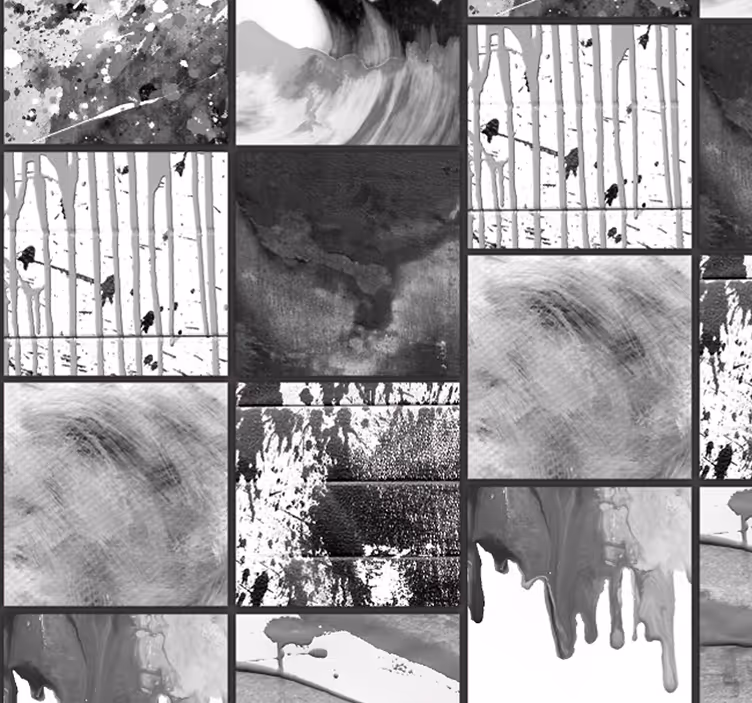 Urban akvarell kunst abstrakt tapet - Tenstickers