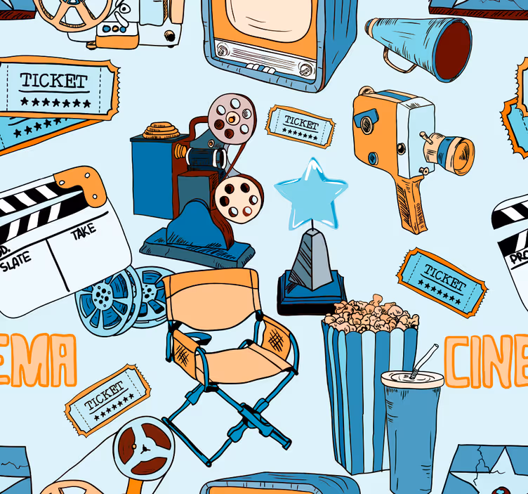Film natt stue tapet - Tenstickers