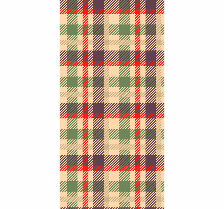 Tartan rutete mønster tapet pynt - Tenstickers