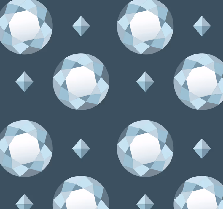 Diamant tårer abstrakt tapet - Tenstickers
