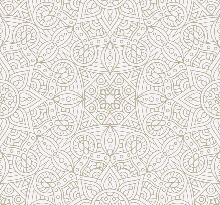 Geometriske mandalaer tapet pynt - Tenstickers