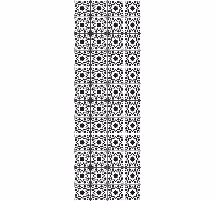 Geometrisk flisensemble tapet fliser - Tenstickers