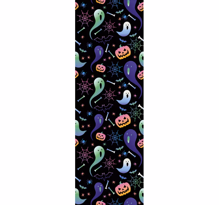 Halloween tapet med halloween-motiver - Tenstickers