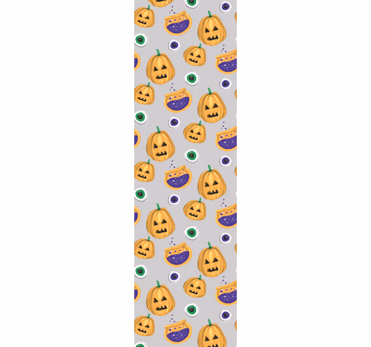 Gresskar mønster Halloween tapet - Tenstickers