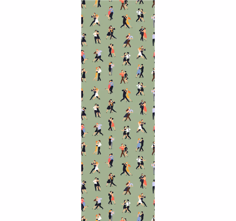 Folk som danser mønster bakgrunn - Tenstickers