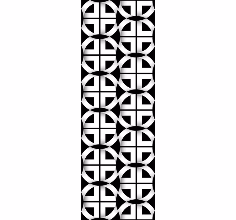Geometrisk sirkelnetting tapet geometriske former - Tenstickers