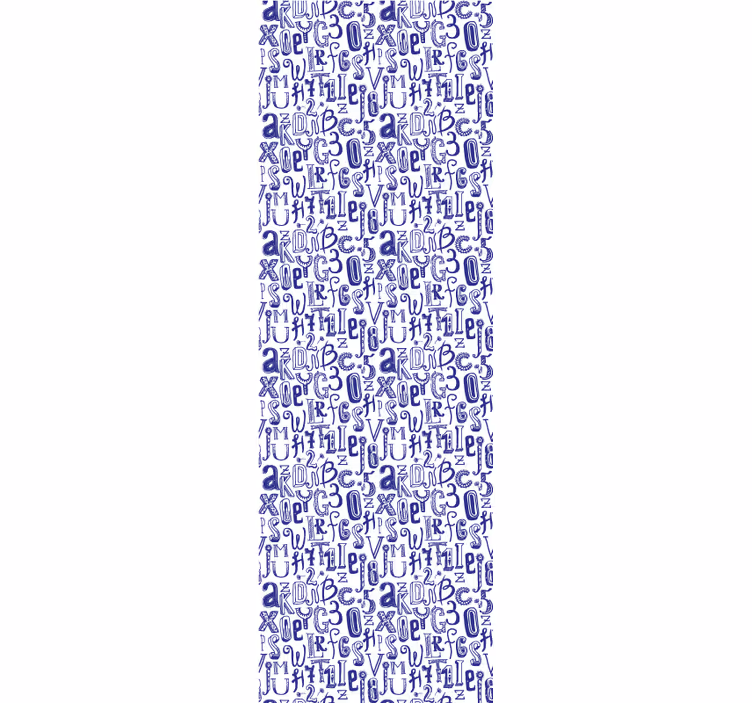 Ord og tall bokstav tapet - Tenstickers
