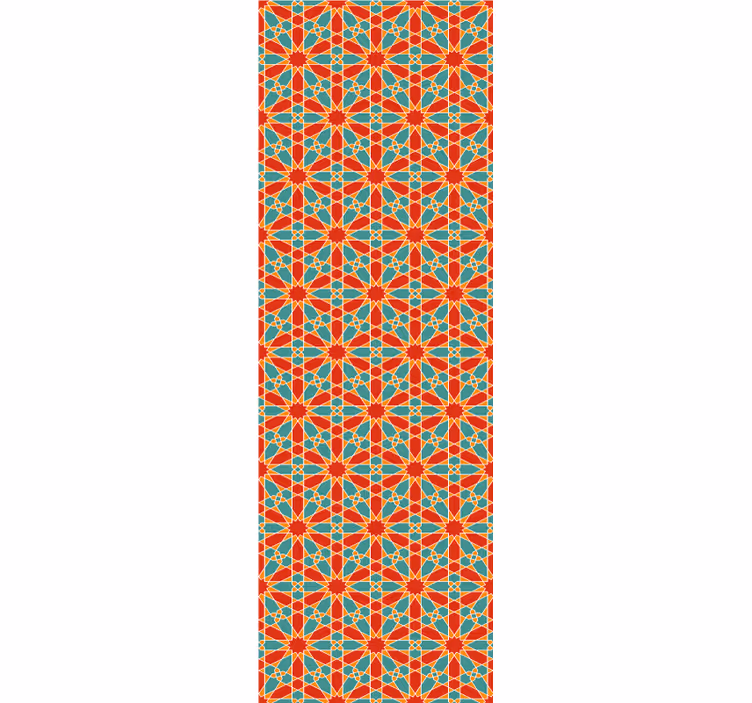 Sømløs arabisk geometrisk ornament tapet - Tenstickers