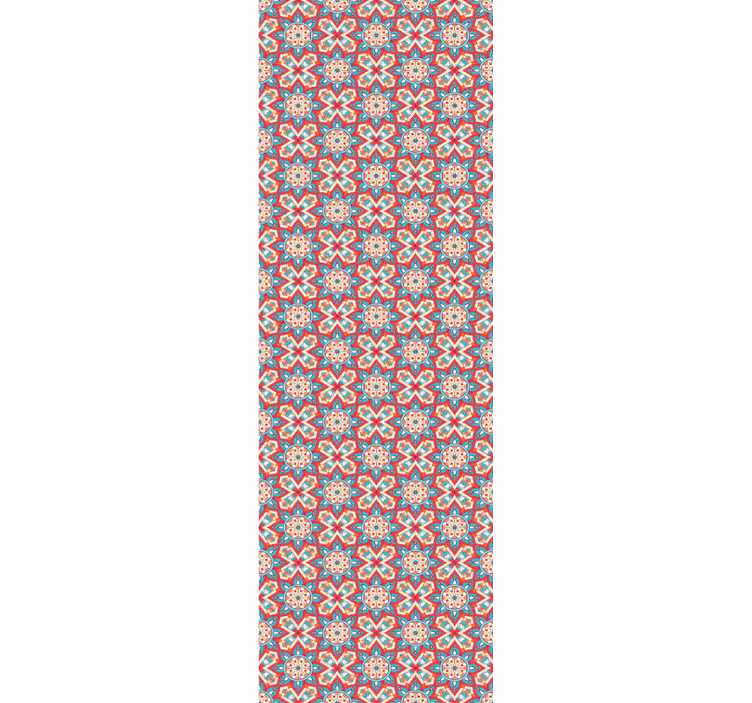 Sømløs mandala ornament blomstrende tapet - Tenstickers