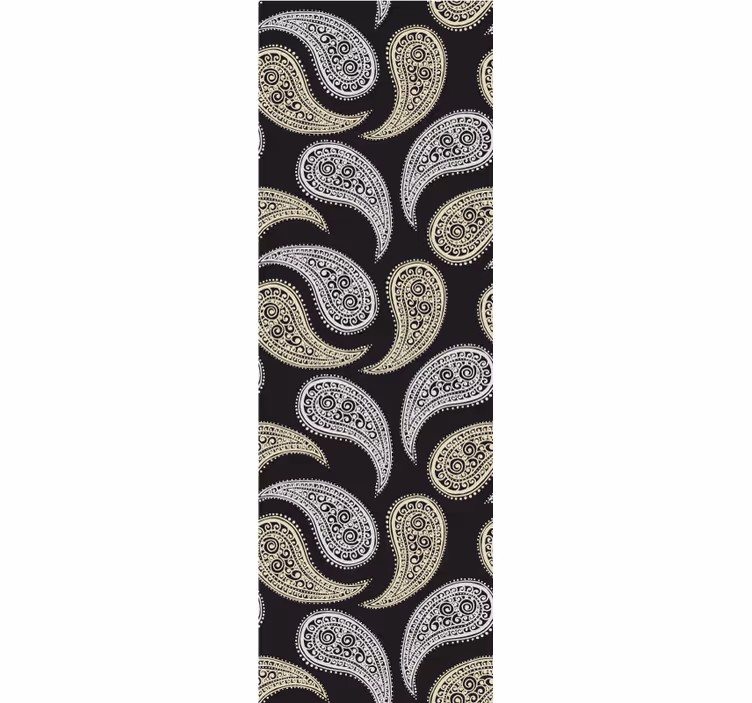 Paisley eleganse tapet pynt - Tenstickers