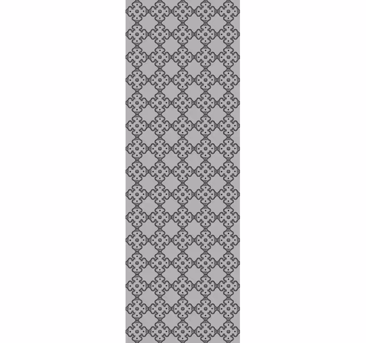 Intrikate quatrefoil tapet pynt - Tenstickers