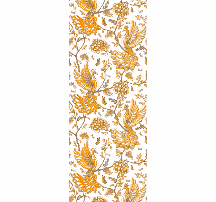 Floral botanisk motiv tapet blomste - Tenstickers
