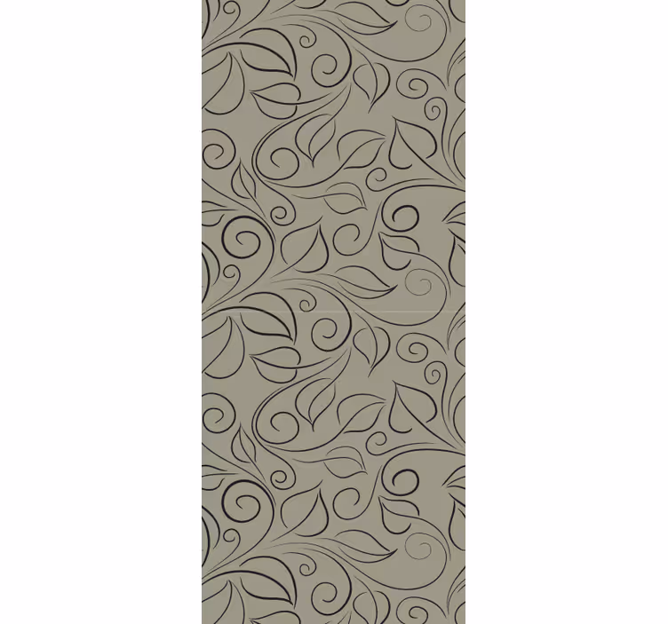 Elegante virvler tapet pynt - Tenstickers