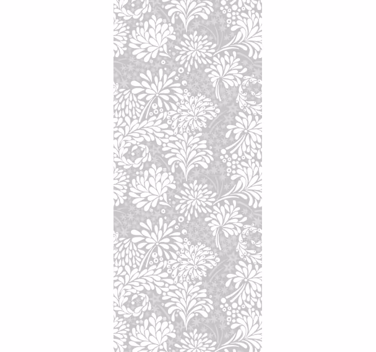 Botanisk rekke tapet blomste - Tenstickers