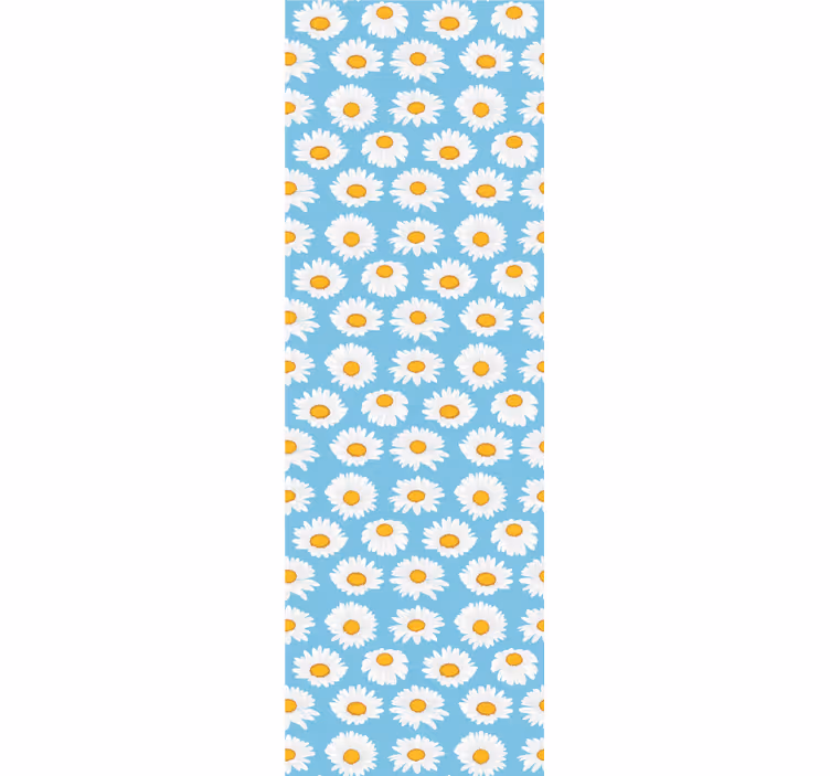 Tusenfryd mønstret tapet blomster - Tenstickers