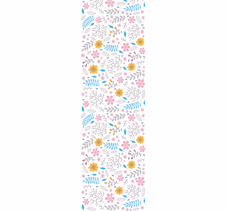 Floral botanisk utbrudd tapet blomster - Tenstickers