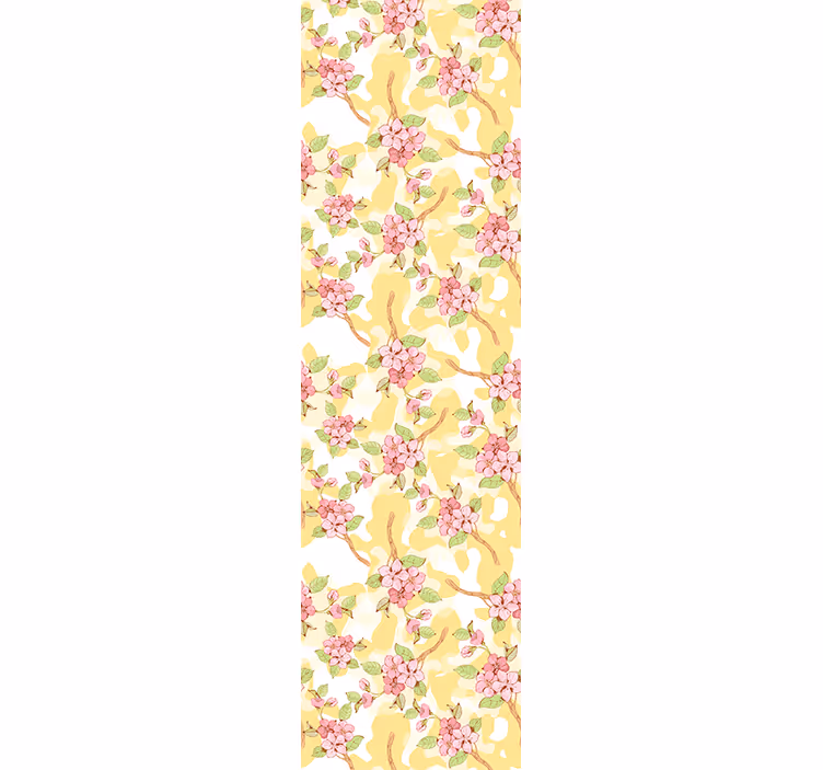 Floral kaskade tapet blomster - Tenstickers