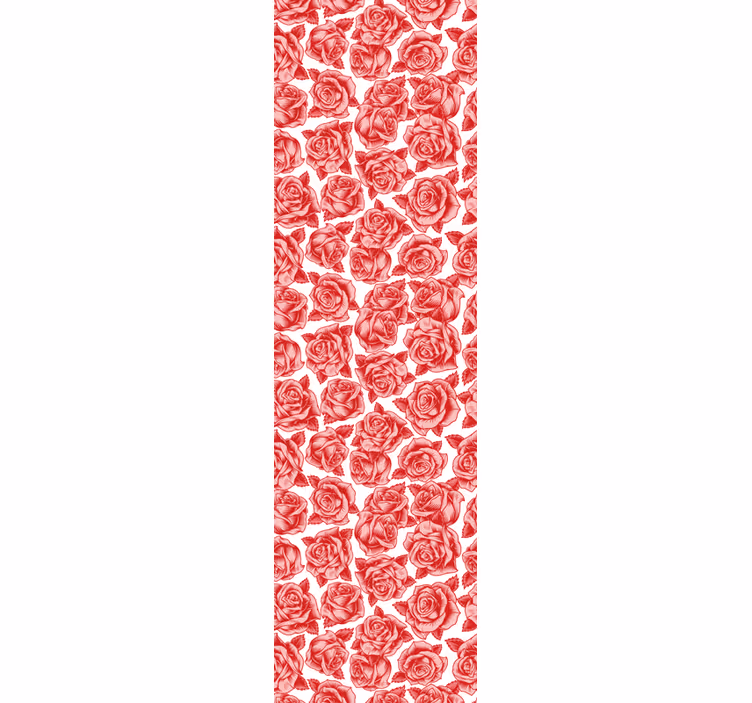 Rosemønster eleganse tapet blomster - Tenstickers