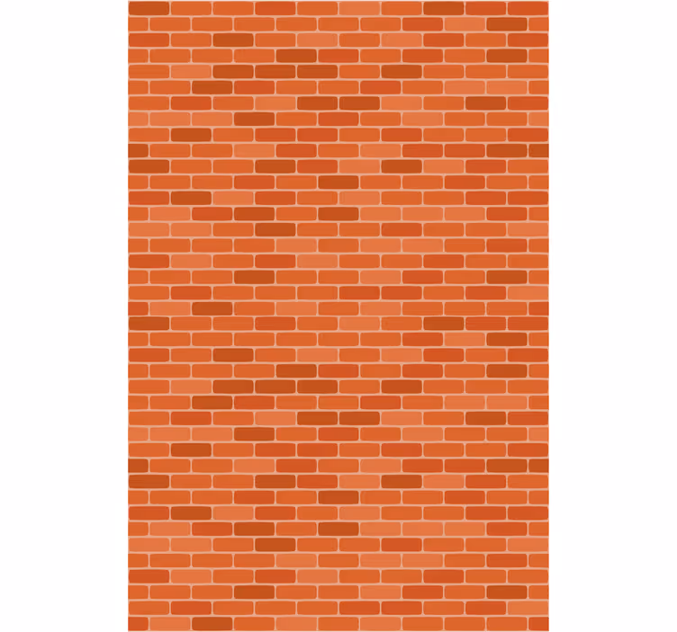 Murveggeffekt tapet murstein - Tenstickers