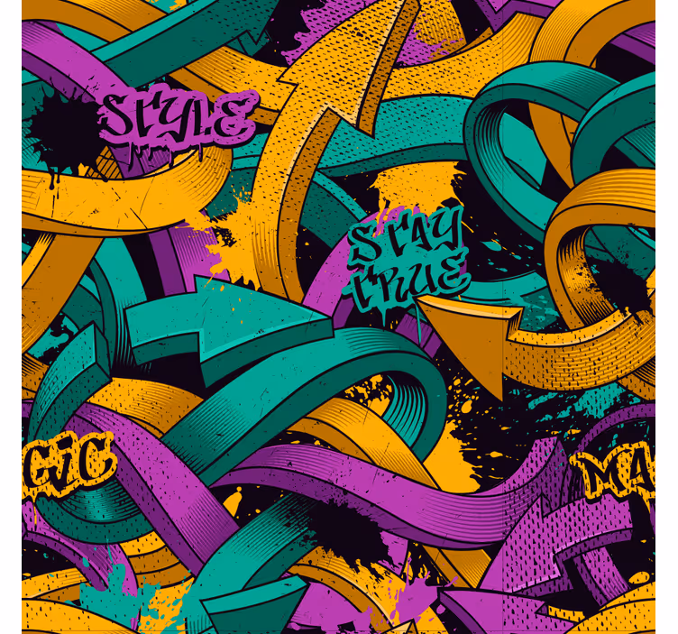 Graffiti bånd tapet kunst - Tenstickers