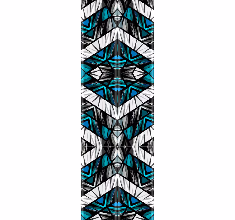 Kaleidoskopisk symmetri tapet geometriske former - Tenstickers