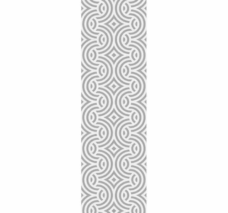 Geometriske spiralmønstre tapet spiserom - Tenstickers