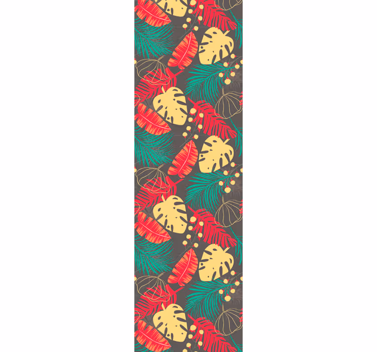 Tropisk monstera-motiv tapet jungel - Tenstickers