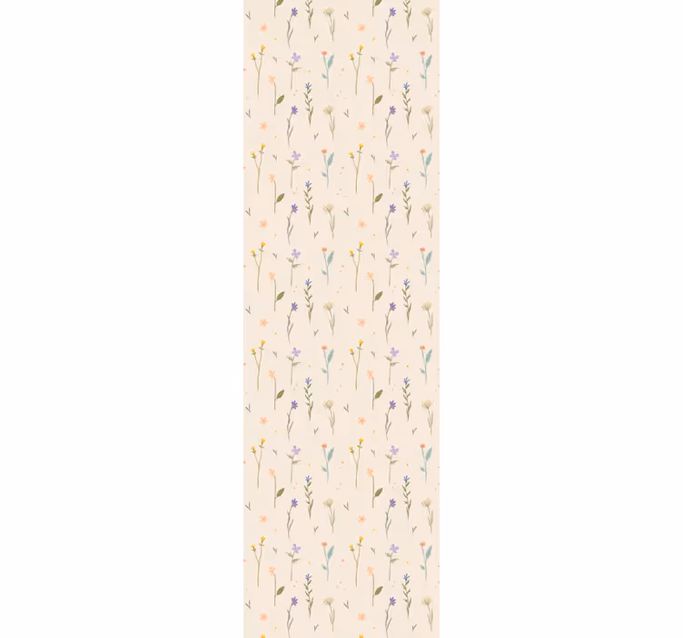 Villblomst eleganse tapet blomster - Tenstickers