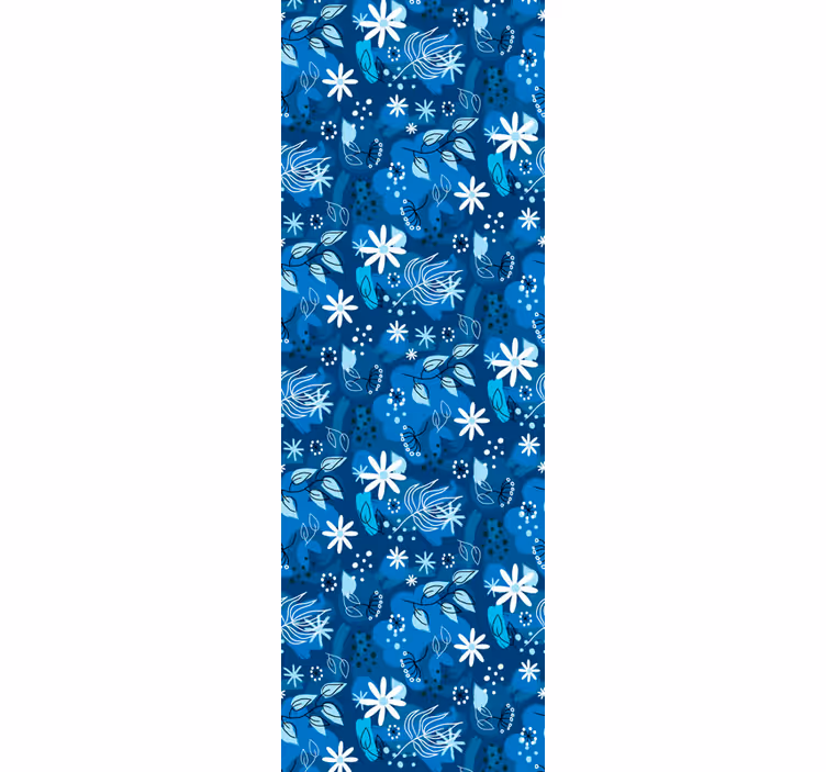 Blomsterfaunamotiv tapet kunst - Tenstickers