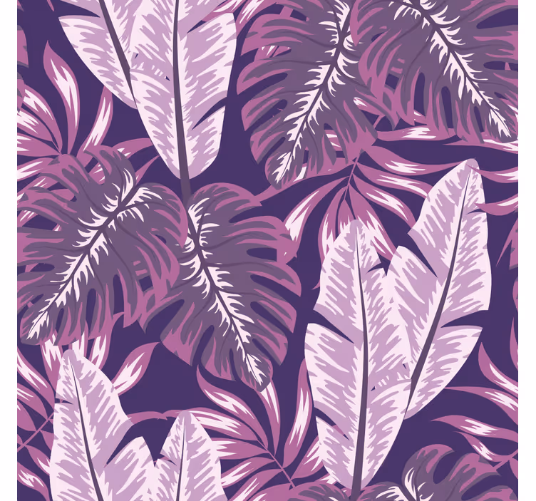 Lilla maranta tapet blomster - Tenstickers