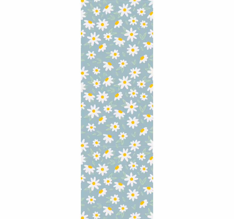 Tusenfryd mønster tapet blomster - Tenstickers