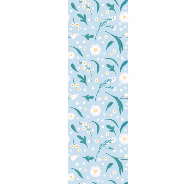 Tusenfryd blomster fallende tapet blomster - Tenstickers