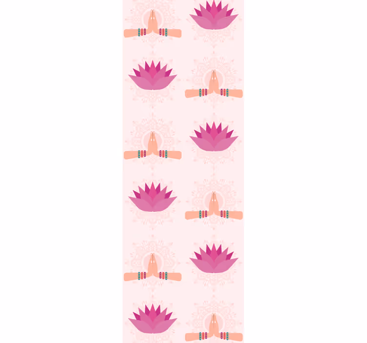 Namaste lotus tapet moderne - Tenstickers