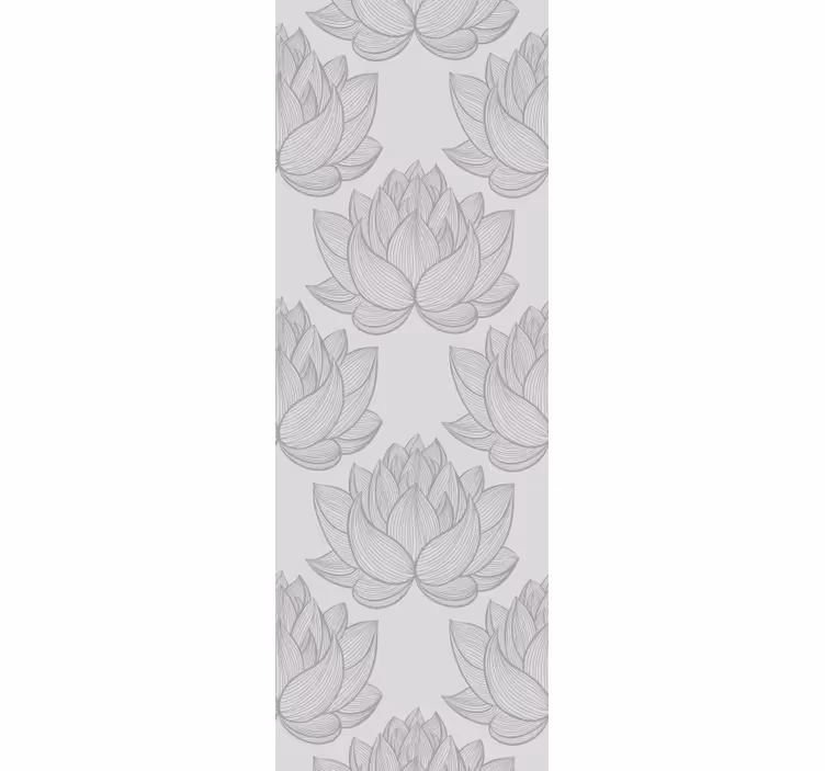 Lotusblomster tapet blomster - Tenstickers