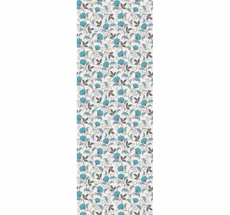 Inspirasjon til blomsterfliser tapet blomste - Tenstickers