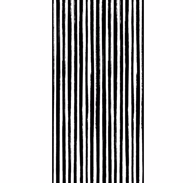 Grunge sorte striper tapet vertikalt - Tenstickers