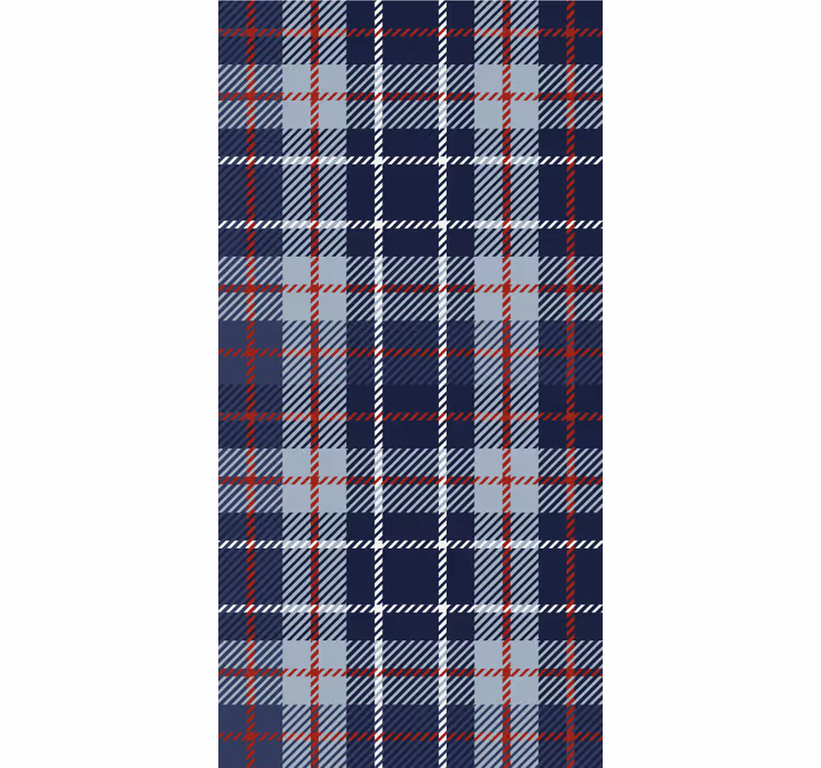 Tartan pledd tapet fliser - Tenstickers