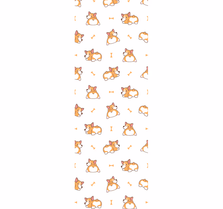 Lekne corgis hund tapet - Tenstickers