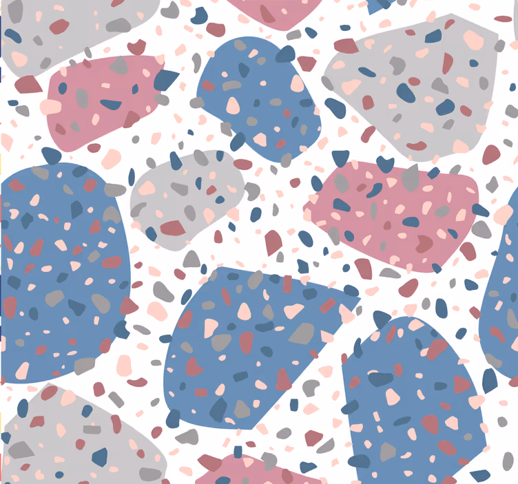 Flekkete terrazzo tapet sirkler - Tenstickers