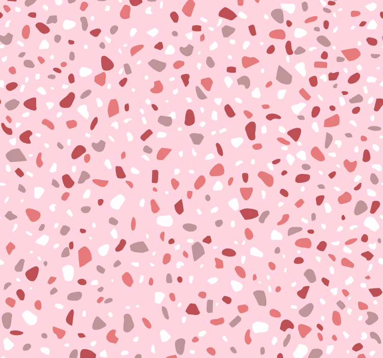 Terrazzo teksturert tapet sirkler - Tenstickers